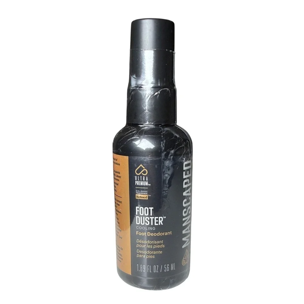 Manscaped Foot Duster Cooling Foot Deodorant‎ Spray Tea NEW SEALED 1.89oz